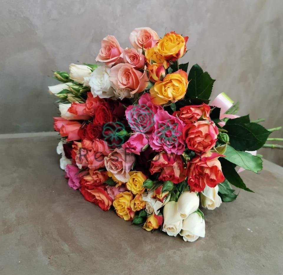Букет цветов из: Розы в Горки-10