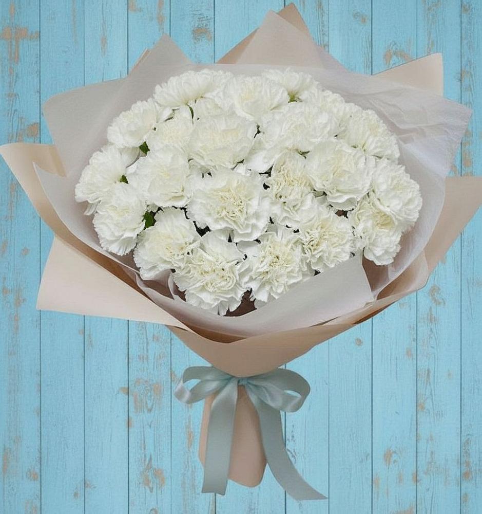 Букет цветов из: Гвоздики в Горки-10