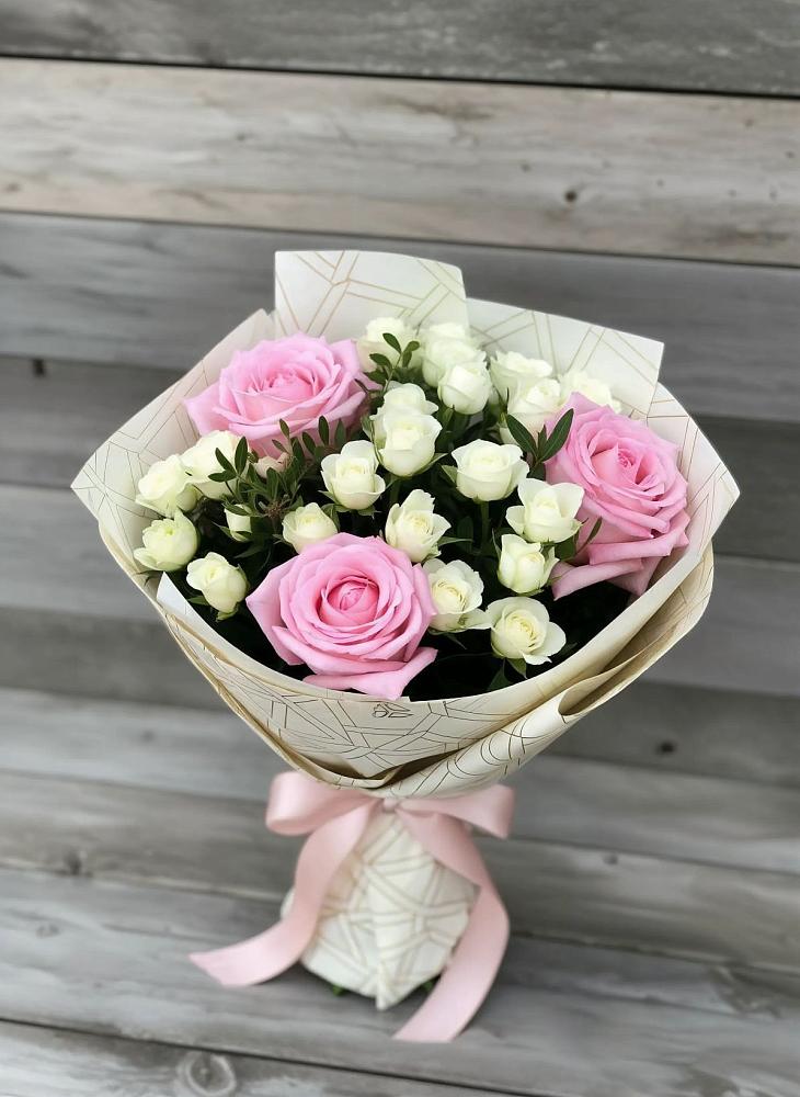 Букет цветов из: Розы в Горки-10