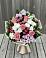 Букет цветов из: Альстромерии, Гвоздики, Розы и Хризантемы в Горки-10