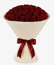 Букет 101 Бордовая роза Блэк Бакарра в Горки-10