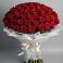 Букет 101 Красная роза Блэк Мэджик в Горки-10