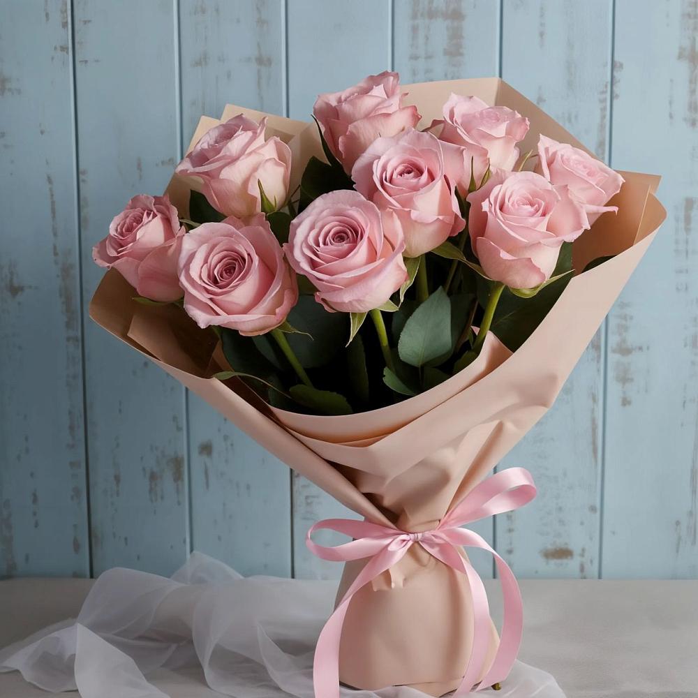 Букет цветов из: Розы в Горки-10