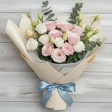 Букет цветов из:  Лизиантусы в Горки-10