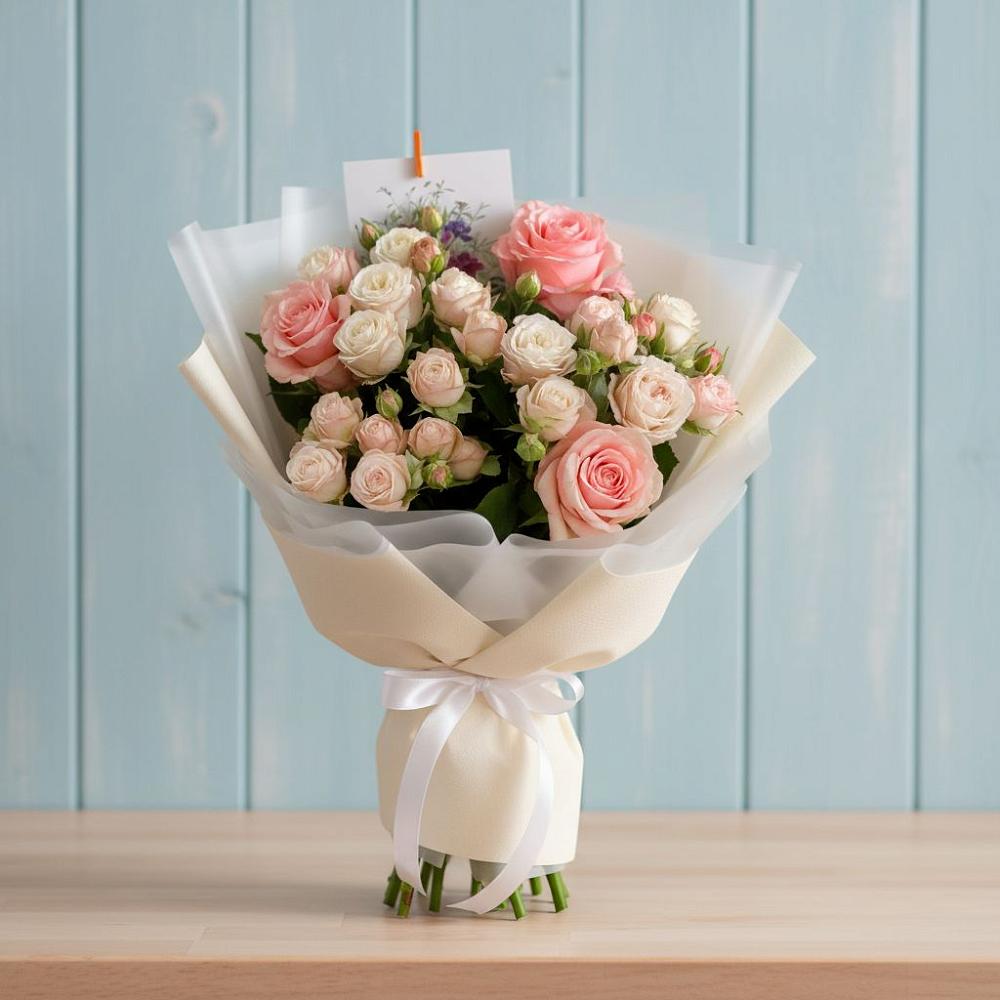 Букет цветов из: Розы в Горки-10