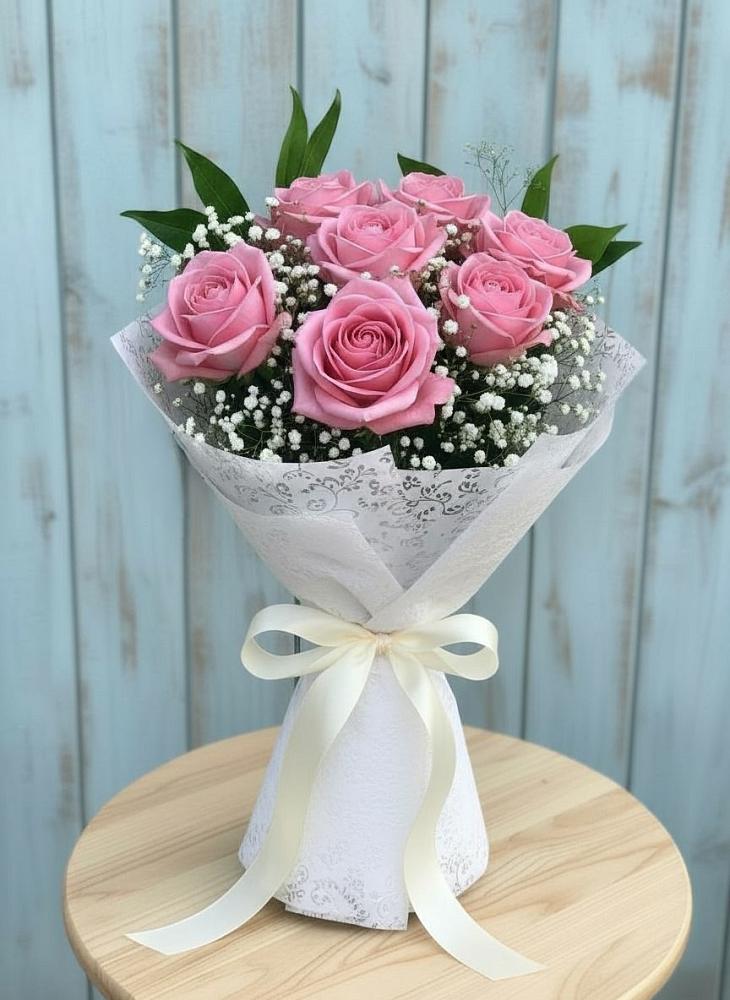 Букет цветов из: Розы в Горки-10