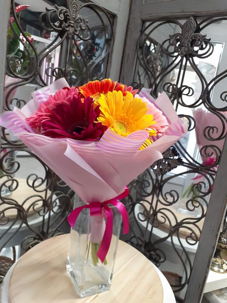 Букет цветов из: Герберы в Горки-10