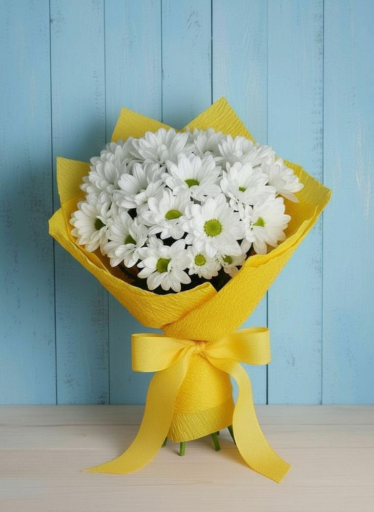 Букет цветов из: Хризантемы в Горки-10