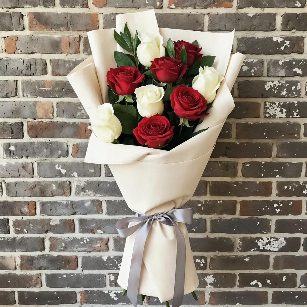 Букет цветов из: Розы в Горки-10
