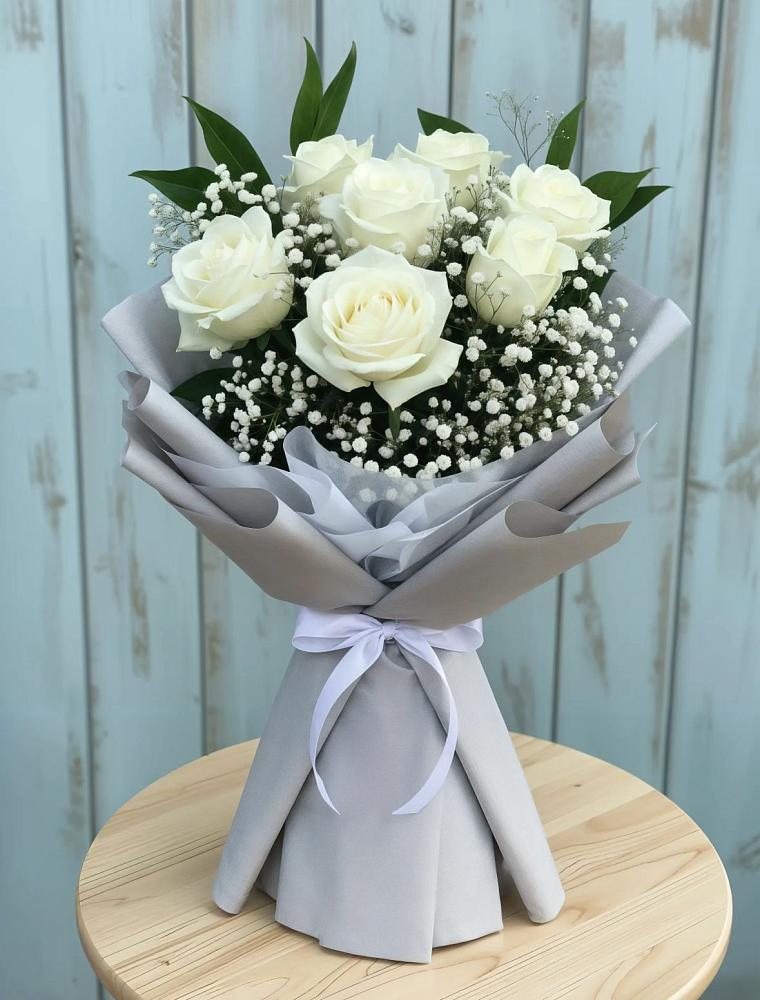 Букет цветов из: Розы в Горки-10