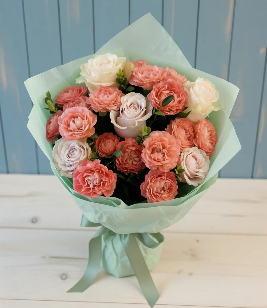 Букет цветов из: Розы в Горки-10