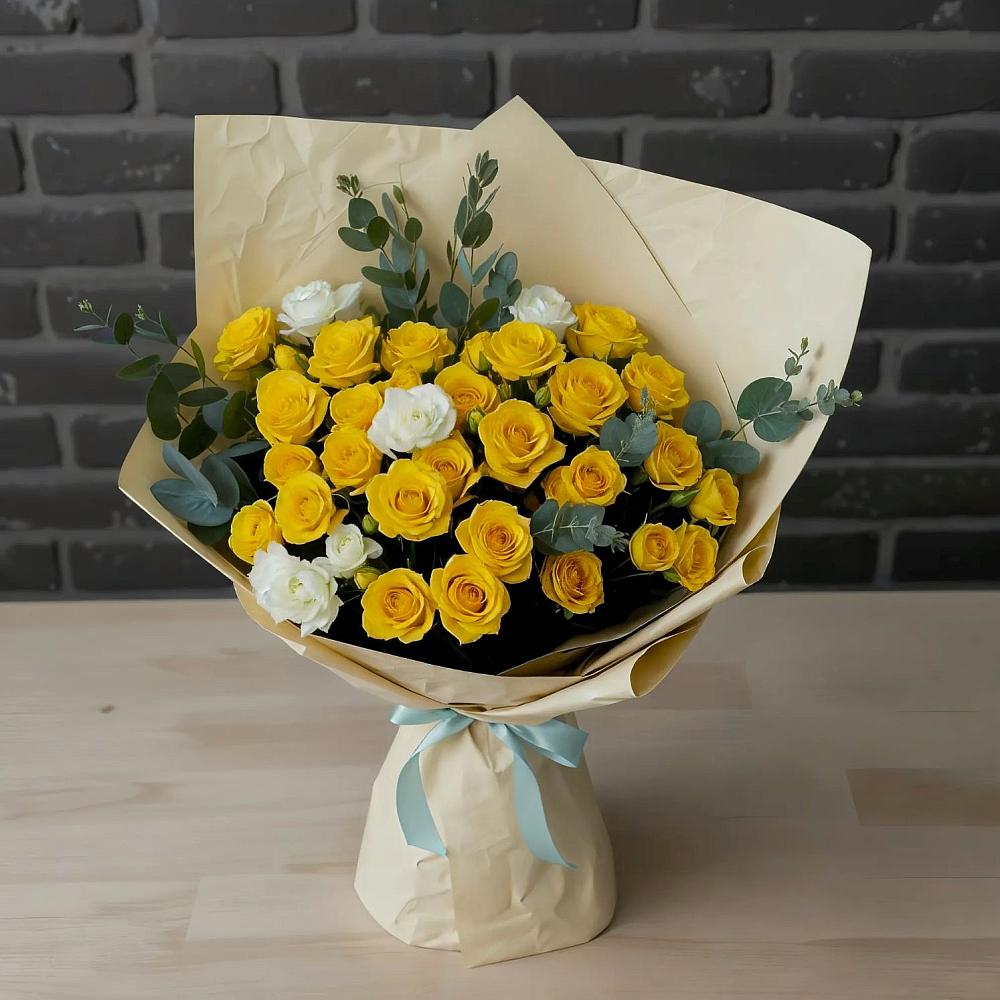 Букет цветов из: Розы в Горки-10