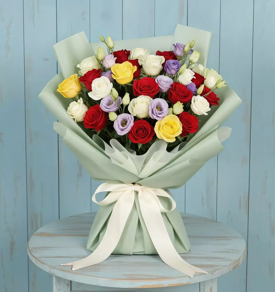 Букет цветов из: Розы в Горки-10