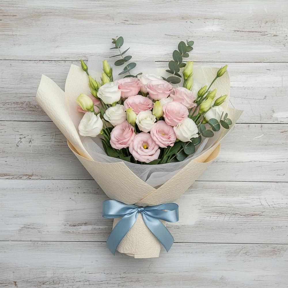 Букет цветов из: Лизиантусы в Горки-10